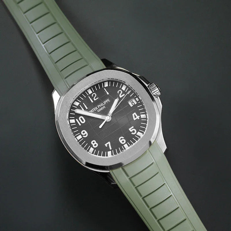 RubberB PK22 - Military Green Strap - detail