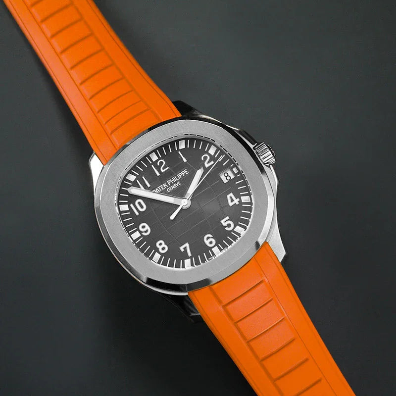 RubberB PK22 - Mandarin Orange Strap - detail