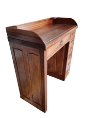 Solid sapele wood watchmaker bench - watch accessory