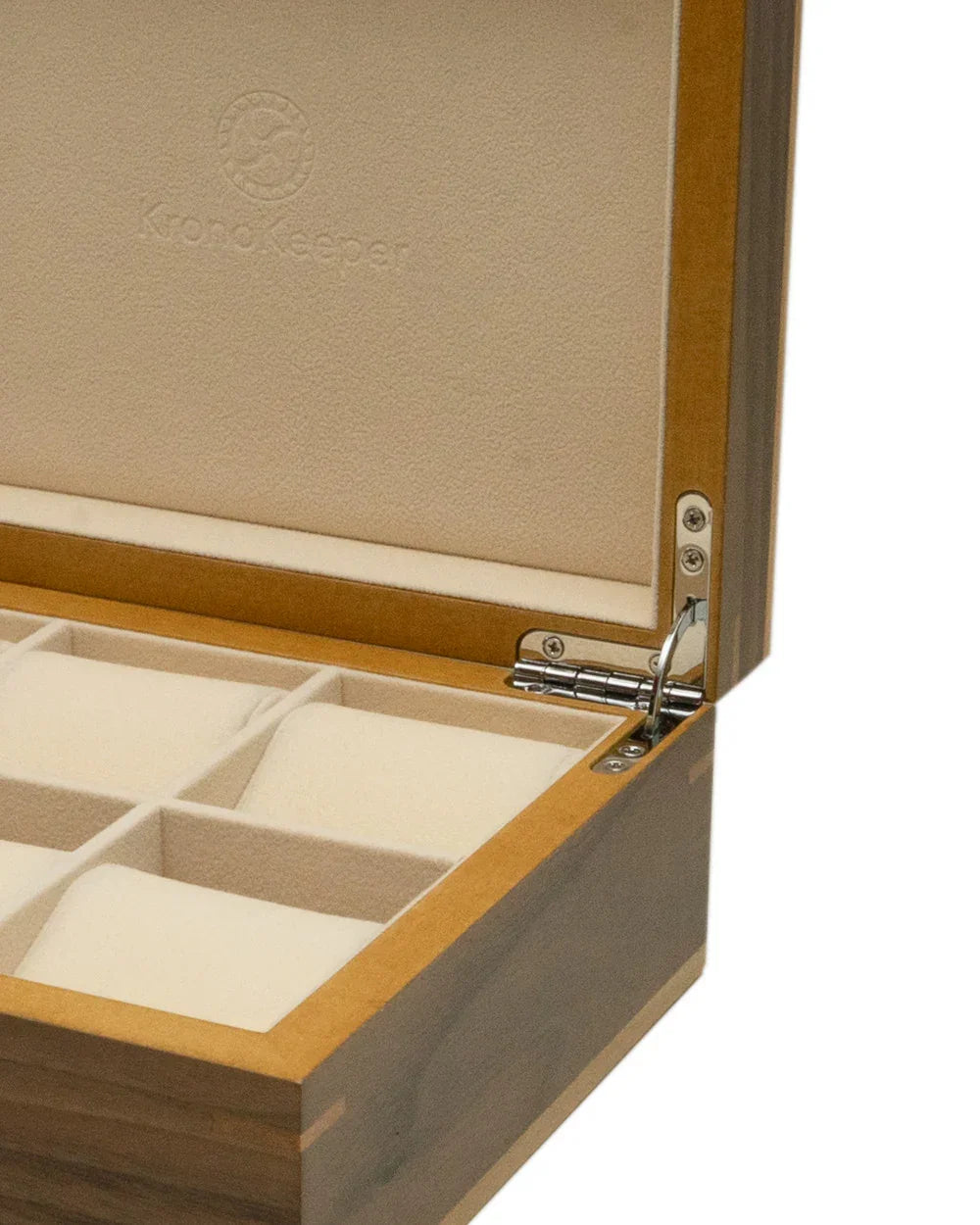 Clipperton 6 watch box in brown wood - view 3