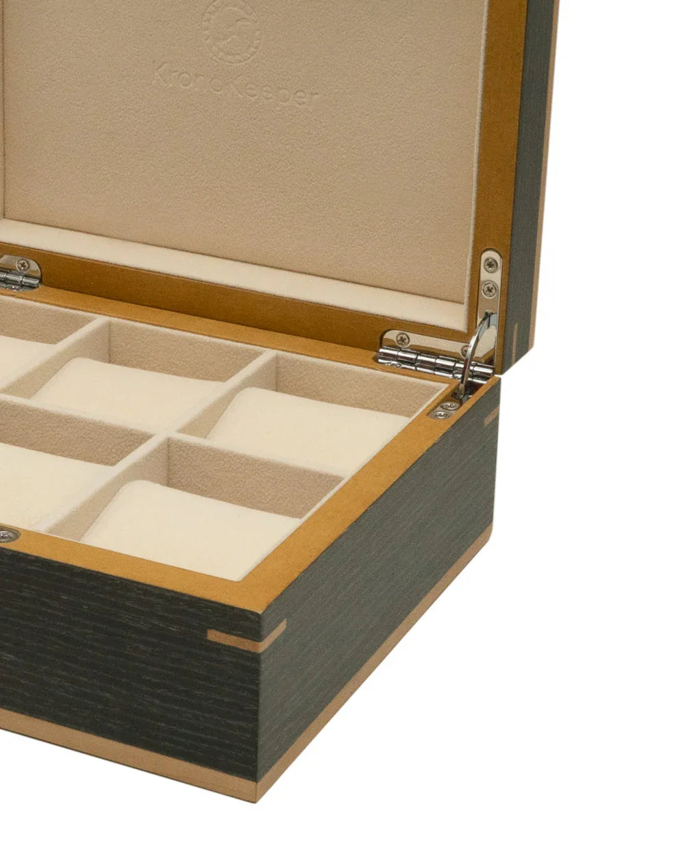 Clipperton 6 watch box in grey wood - view 3