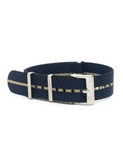 Premium NATO watch strap - Black/Navy/Khaki - NATO nylon watch strap