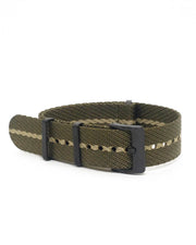 Premium NATO watch strap PVD buckle - Olive/Khaki - NATO nylon watch strap