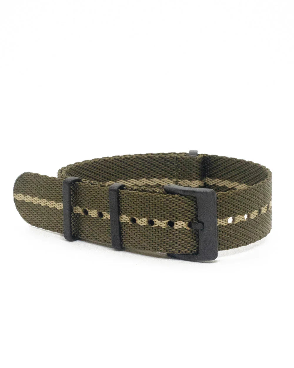 Premium NATO watch strap PVD buckle - Olive/Khaki - NATO nylon watch strap
