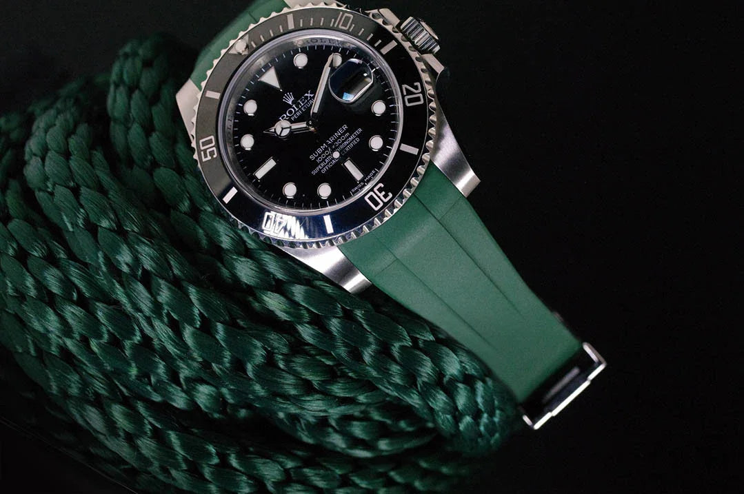 RubberB M104 Pine Green Strap - view 6