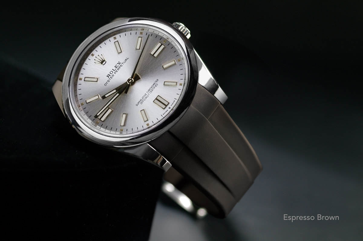 Rubber B strap M141 Brown with buckle