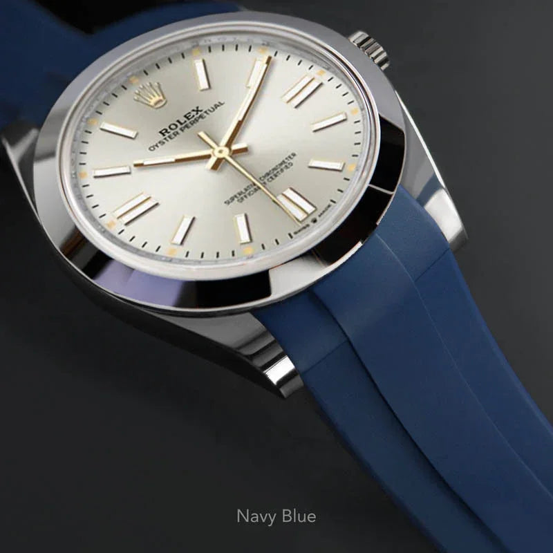 RubberB M141 Navy with buckle Strap - view 3