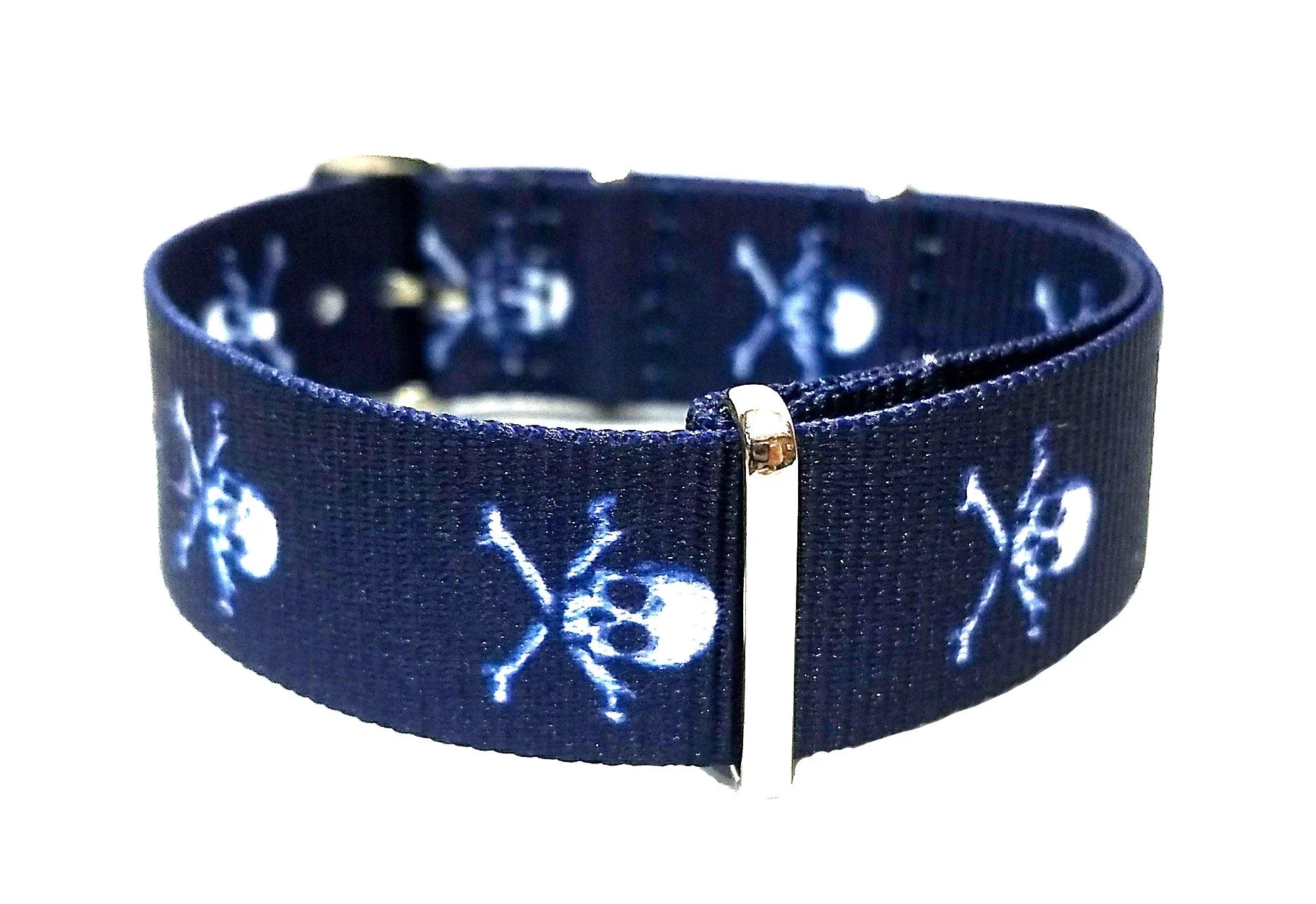NATO watch strap Skull & Bones - NATO nylon watch strap