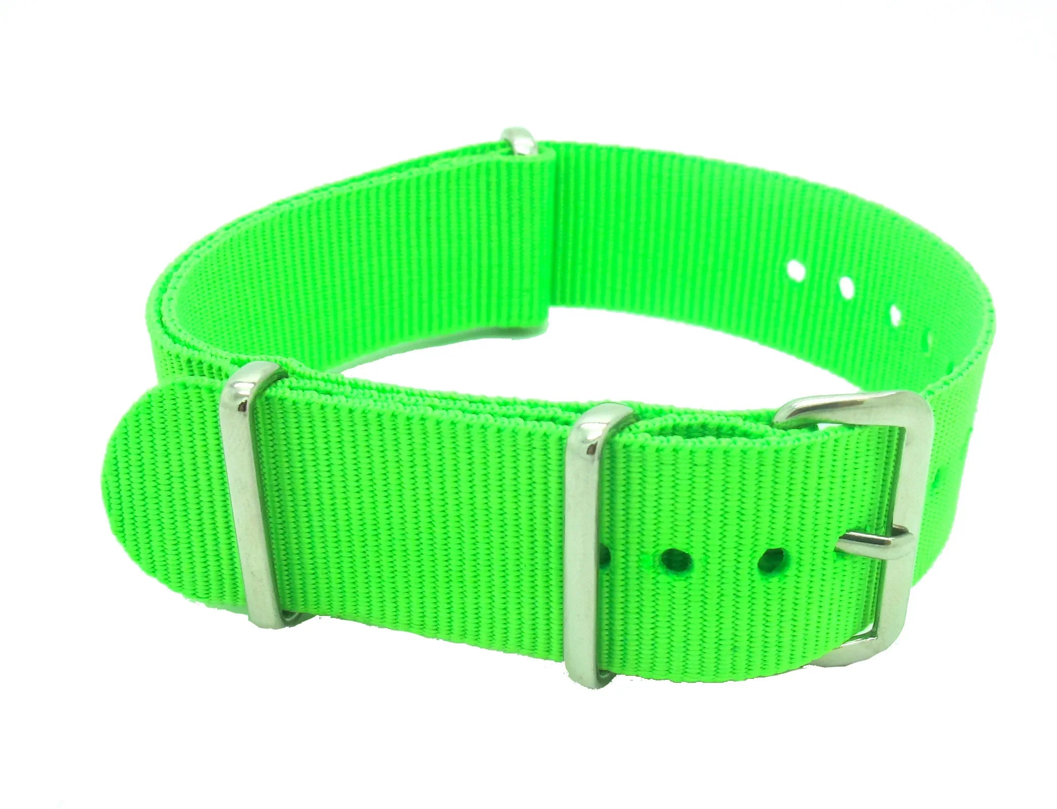 NATO watch strap Fluo Green - NATO nylon watch strap