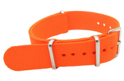 NATO watch strap Fluo Orange - NATO nylon watch strap
