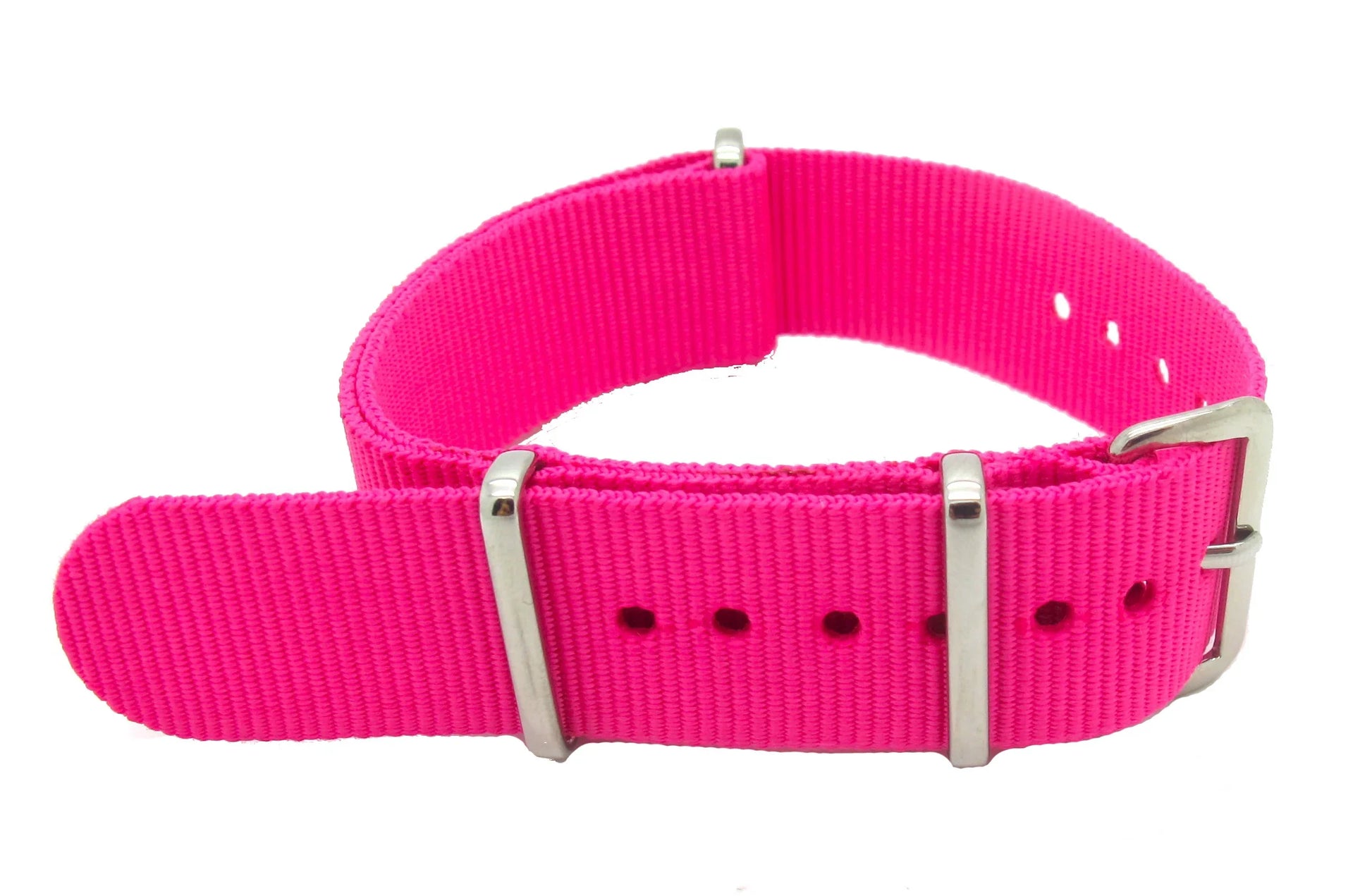 NATO watch strap Fluo Pink - NATO nylon watch strap