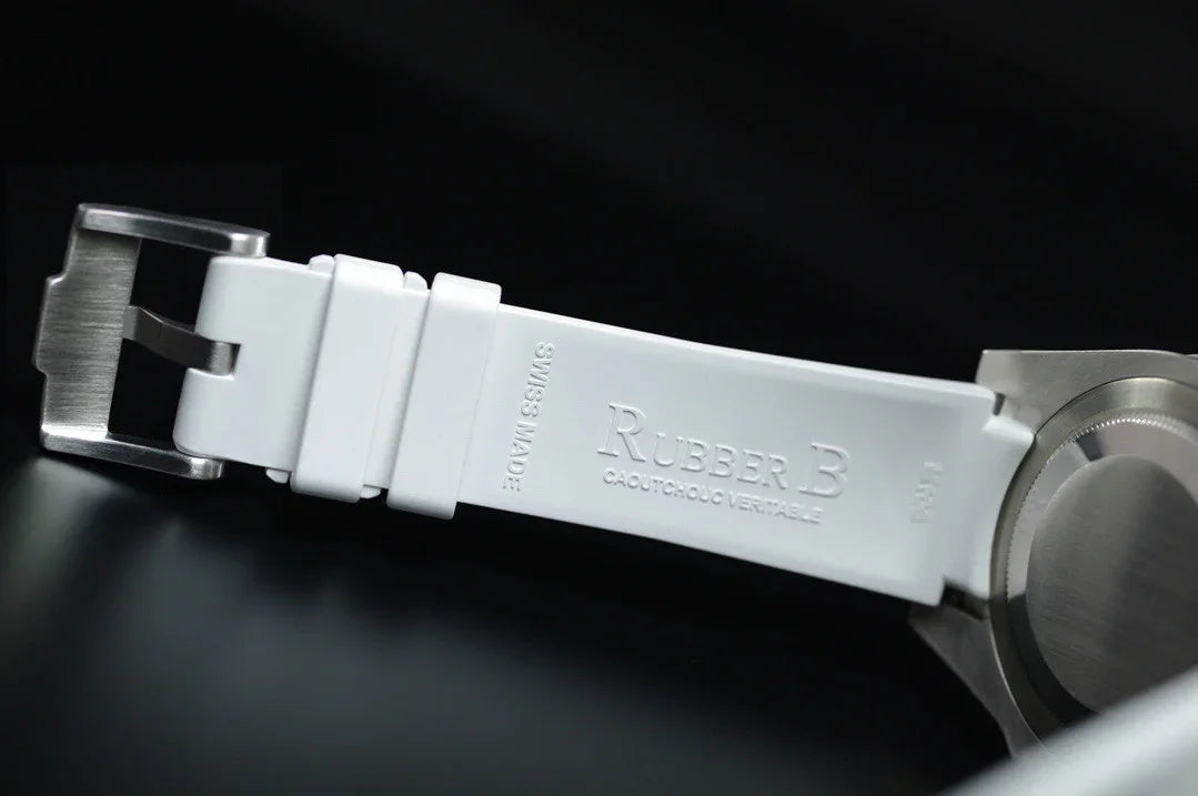 RubberB M206 White with buckle for Submariner Ceramic 41mm Strap - view 3