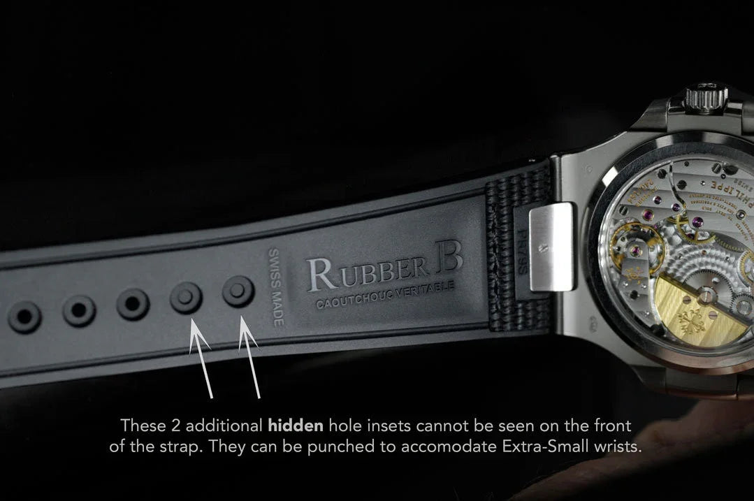 RubberB SwimSkin Twill for Patek Philippe Nautilus - Camo PK79 Strap - view 7