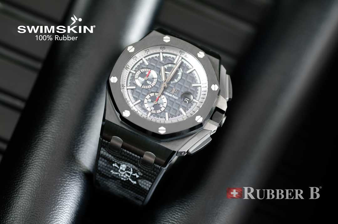 Rubber B strap SwimSkin Twill  APC44 Urban Camo