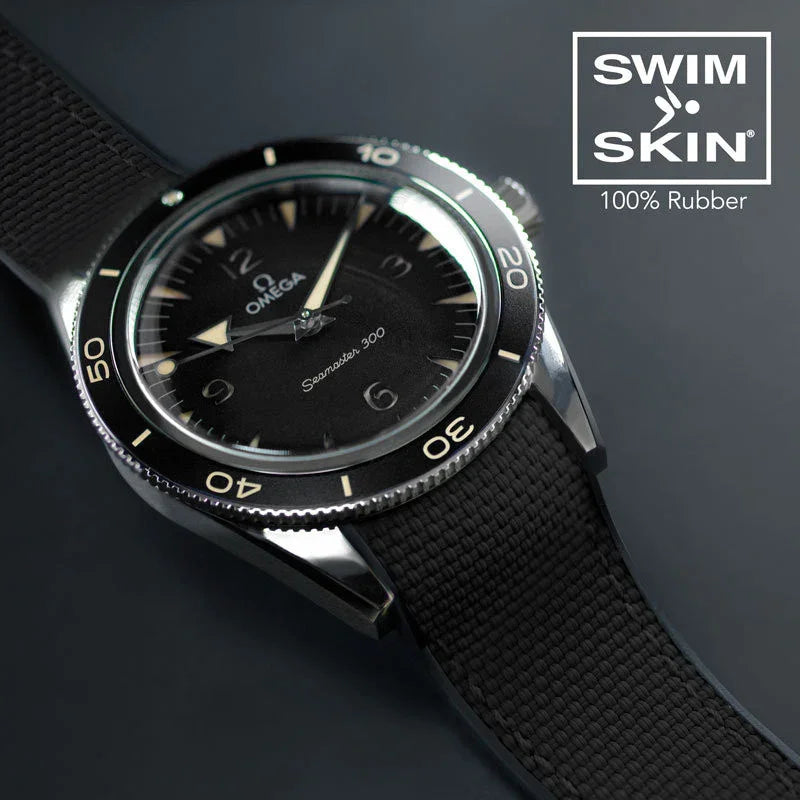 RubberB Ballistic SwimSkin 21mm - Black SK21 Strap - view 3