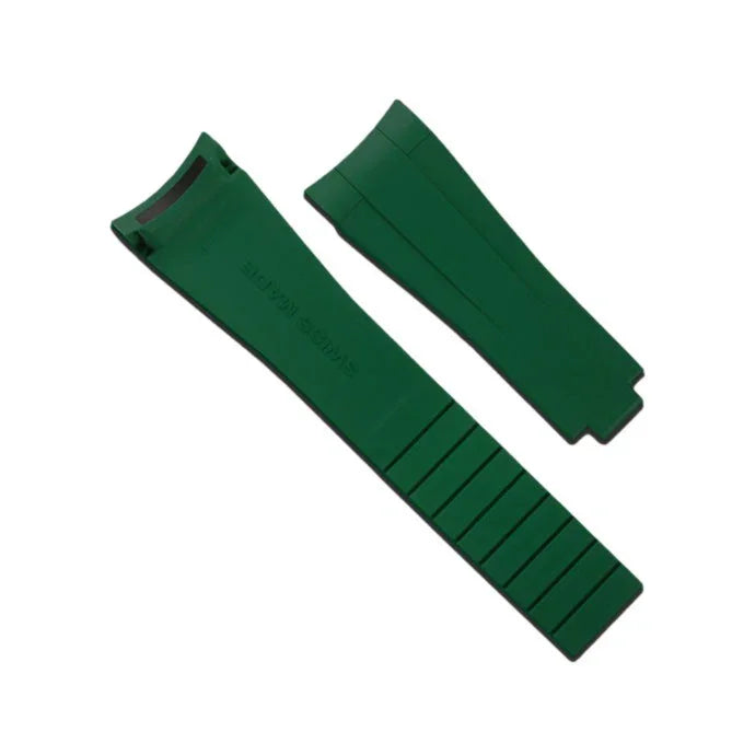 Rubber B Strap M115 Pine Green - rubber watch strap