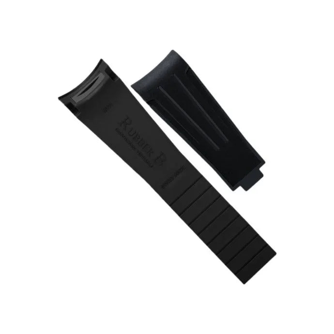 Rubber B Strap M111 Black for Sky-Dweller on Oyster Strap - rubber watch strap