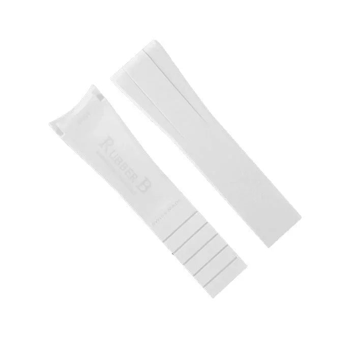 RubberB M101 White Strap - rubber watch strap