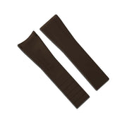 RubberB M101 brown Strap - rubber watch strap