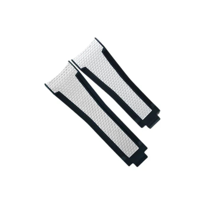 RubberB Swimskin SK20 Ballistic - White Strap - rubber watch strap