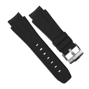 RubberB M207 strap Black with buckle for DSSD 126660 - rubber watch strap