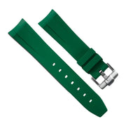 RubberB M141 Green with buckle Strap - rubber watch strap