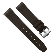 RubberB T801 Brown with buckle for Tudor Black Bay 58 Strap - rubber watch strap
