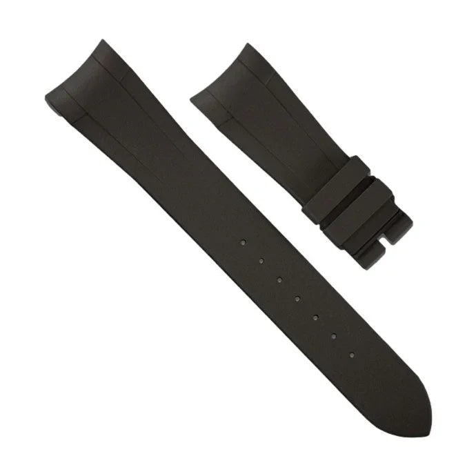 RubberB T800 for Tudor Espresso Brown/ Satin Espresso Brown Strap - rubber watch strap