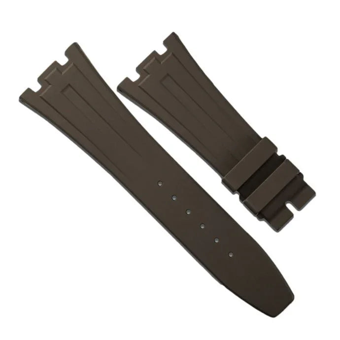 RubberB APC41 Brown for Audemars Piguet On Strap 41mm Strap - rubber watch strap