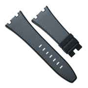 RubberB Sailcloth SwimSkin APC42 Grey Strap - rubber watch strap