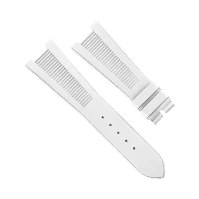 RubberB for Patek Philippe Nautilus - White Pk77 Strap - rubber watch strap