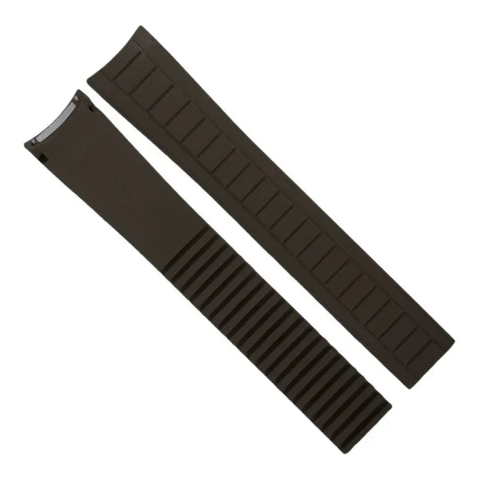 RubberB PK22 - Espresso Brown Strap - rubber watch strap