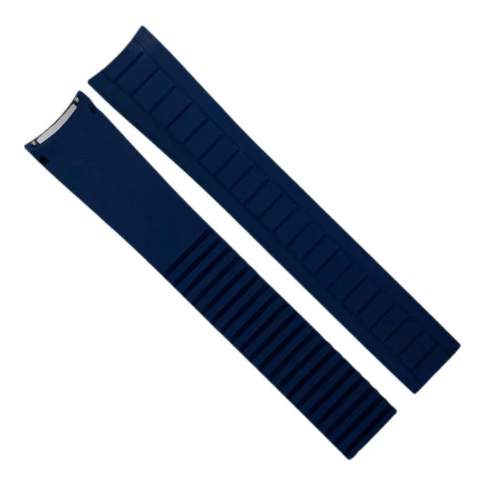 RubberB PK22 - Abyss Blue Strap - rubber watch strap