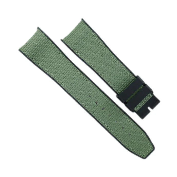 RubberB Ballistic SwimSkin for IWC Big Pilot - Military Green SK22 Strap - rubber watch strap