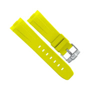 RubberB Strap P210 Luminor 44 mm Yellow - rubber watch strap