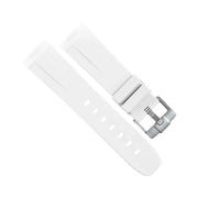 RubberB Strap P230 White Luminor 44 mm 1950 Type II - rubber watch strap