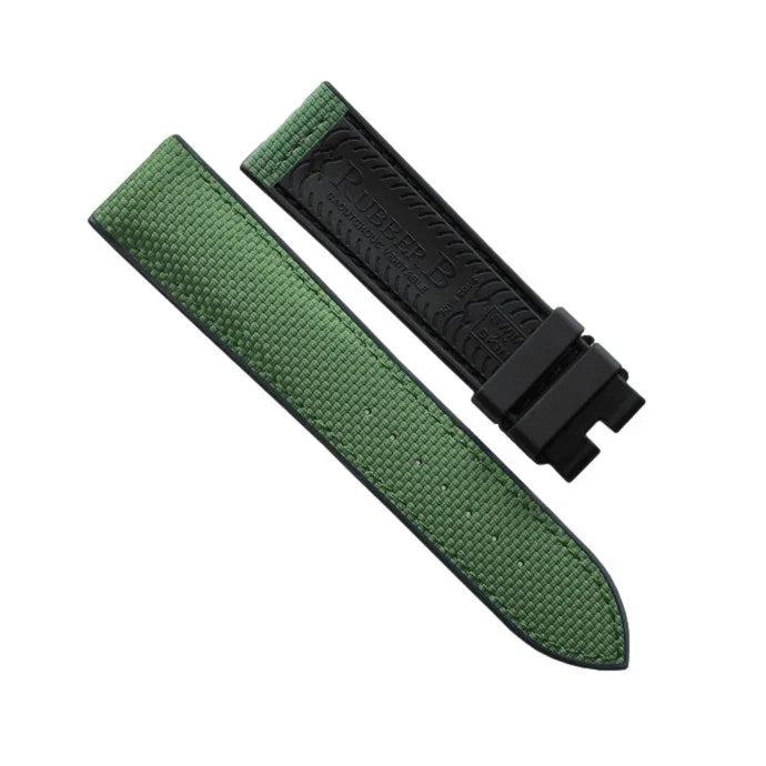 RubberB ST20 Ballistic Military green Strap - rubber watch strap