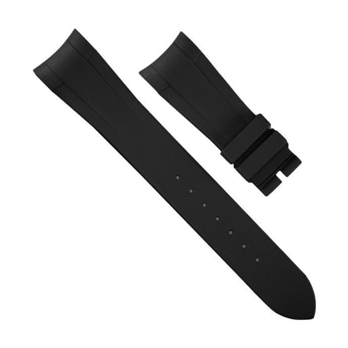 RubberB strap T805 for Tudor Heritage Black Bay Ceramic - Black