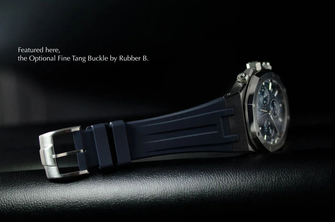 Rubber B Strap APB41 Black for Audemars Piguet Royal Oak 41mm on Leather or - view 3