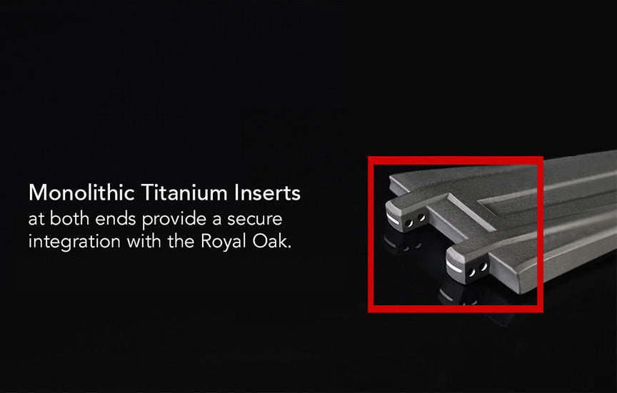 Rubber B Strap APB41 Abyss Blue for Audemars Piguet Royal Oak 41mm on Leather or Bracelet - Classic Series