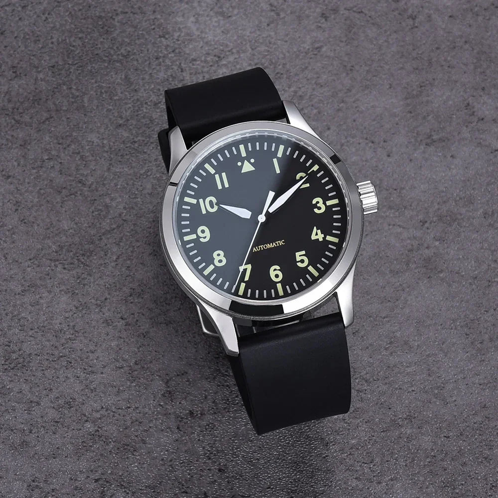 Kronokeeper Rubber strap Brown - detail