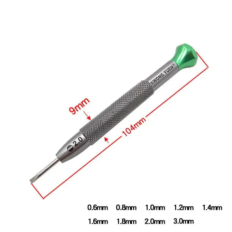 Aluminium Body Watchmakers Screwdriver - detail
