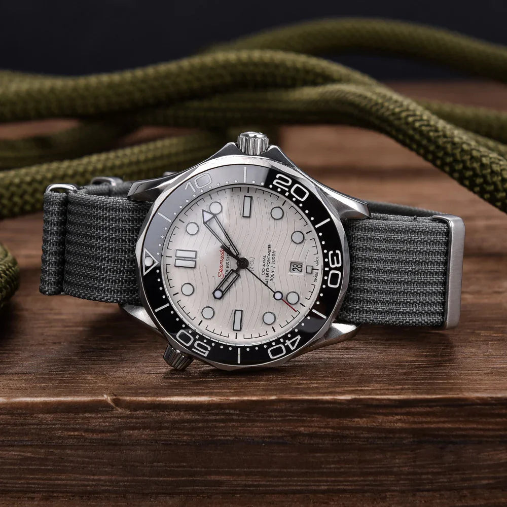 KronoKeeper ribbed nato strap - Navy blue - view 3
