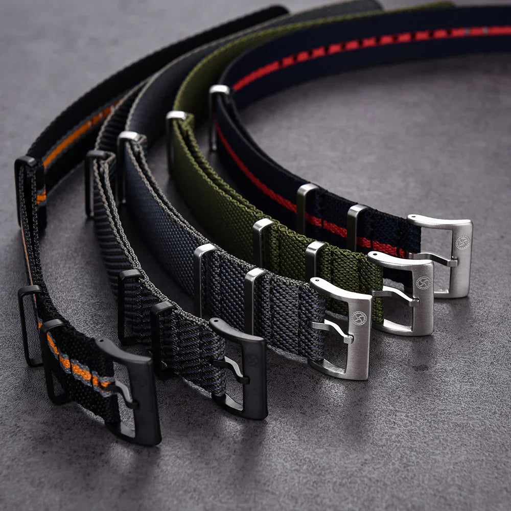 Premium NATO strap - Olive/Khaki - detail
