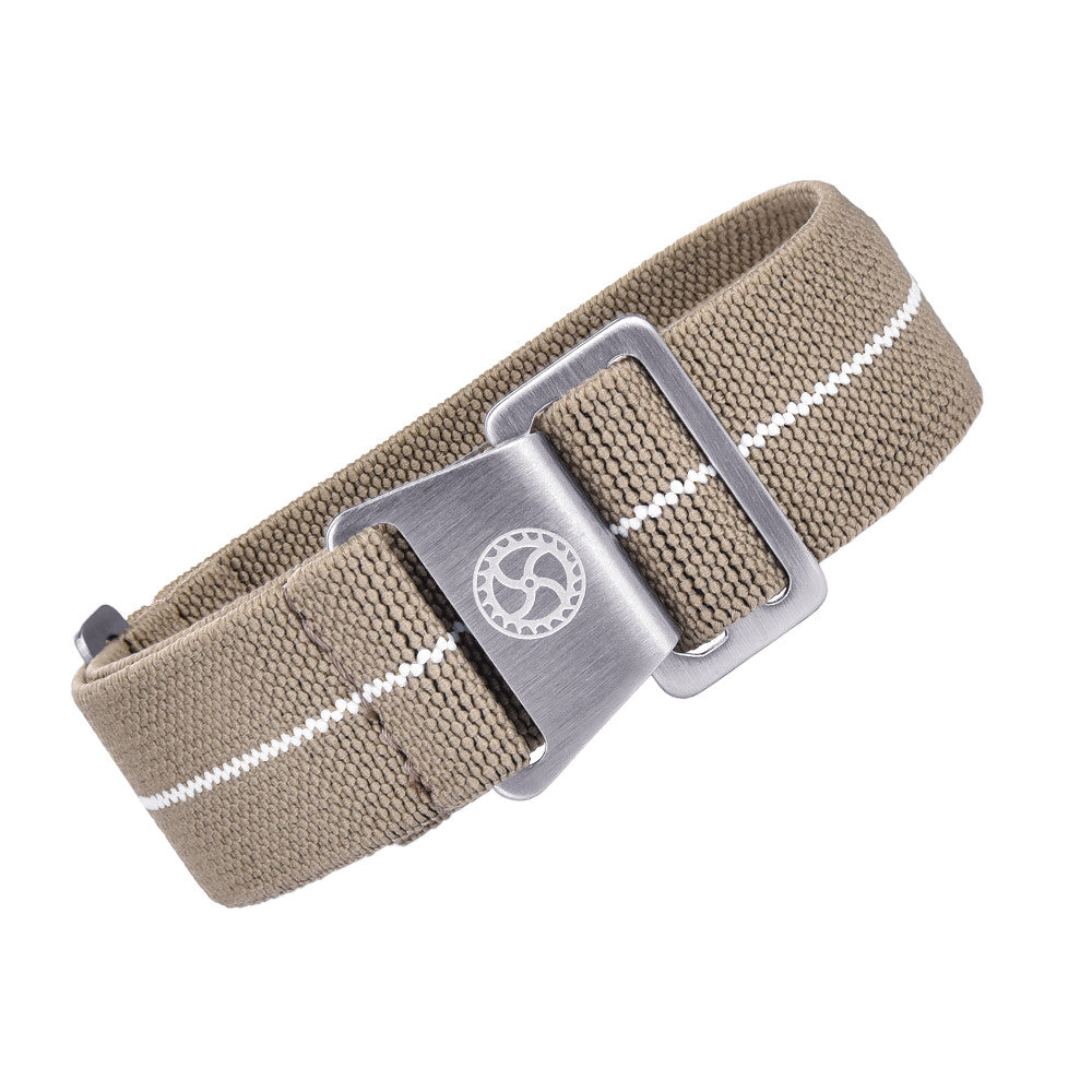 Parachute strap - Khaki/White