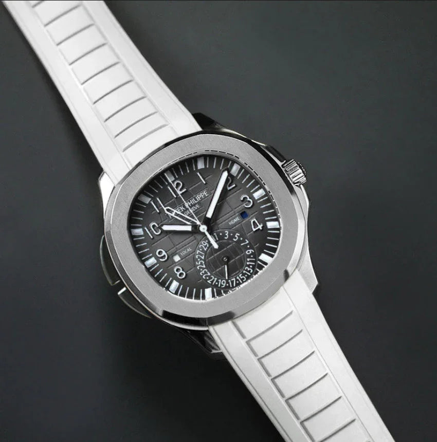 RubberB PK33 - Arctic White Strap - rubber watch strap
