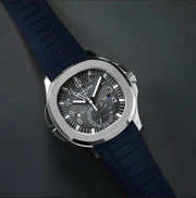 RubberB PK33 - Abyss Blue Strap - rubber watch strap