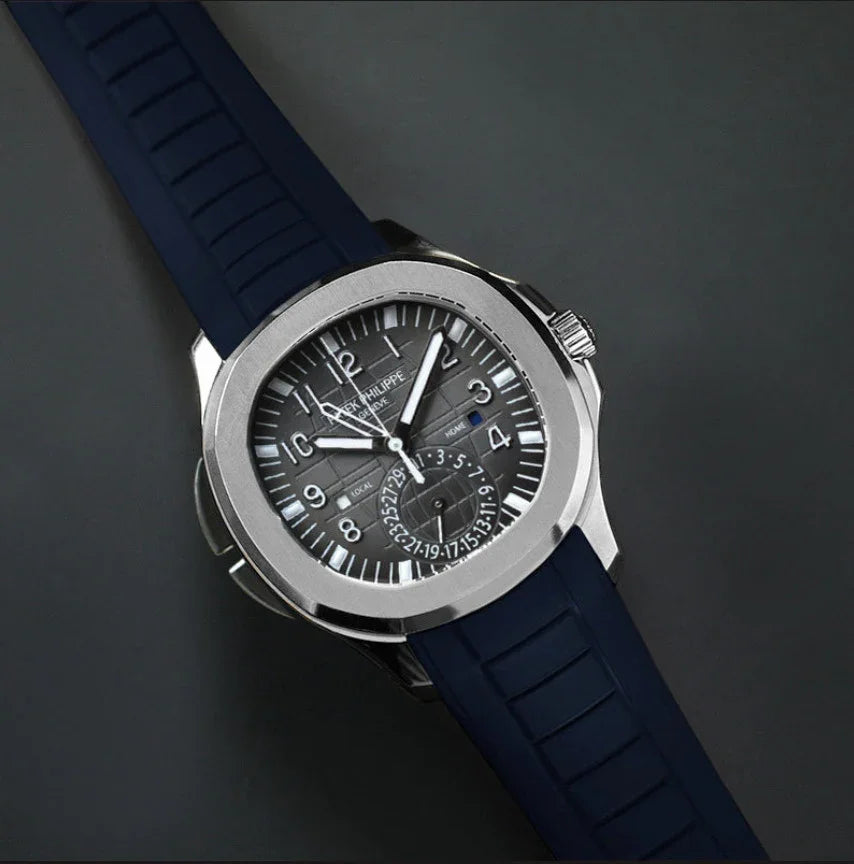 RubberB PK33 - Abyss Blue Strap - rubber watch strap