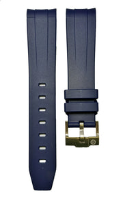 Rubber strap for Omega MoonSwatch - Navy - rubber watch strap
