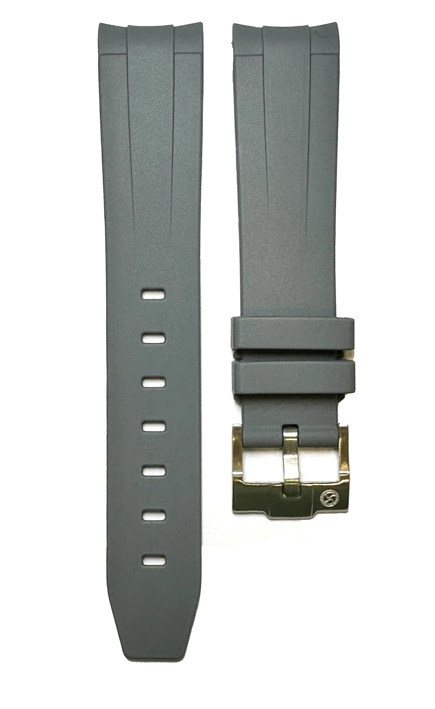 Rubber strap for Omega MoonSwatch - Grey - rubber watch strap